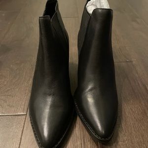 Leather booties brand new